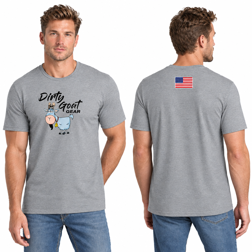 Matching male model shown in front and back views